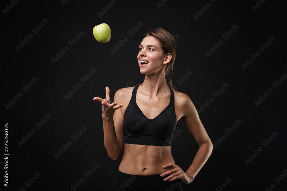 Attractive young healthy fitness woman