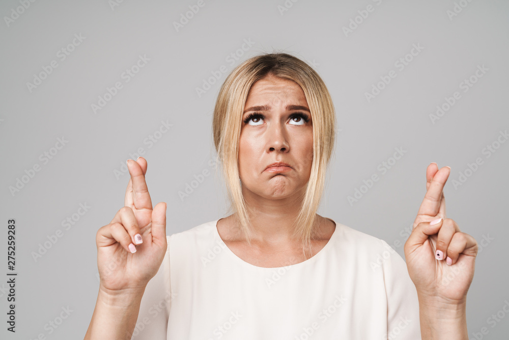 Portrait of an attractive casual woman standing Portrait of an attractive casual woman standing