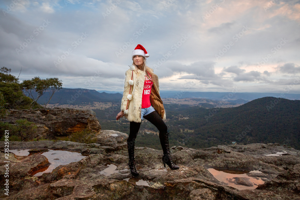 Obraz premium Boho Christmas in the mountains