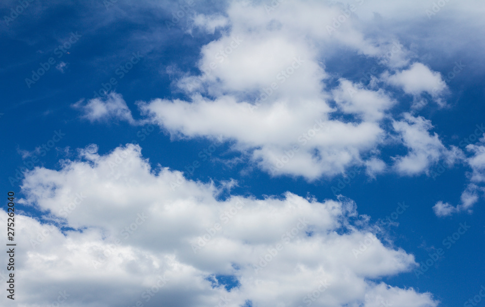 Blue sky with clouds. Clean air and nature. Blue sky with clouds. Clean air and nature.