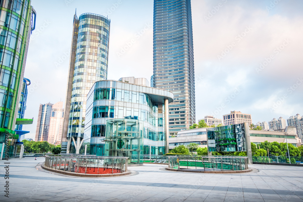 Fototapeta premium The greening of the office building