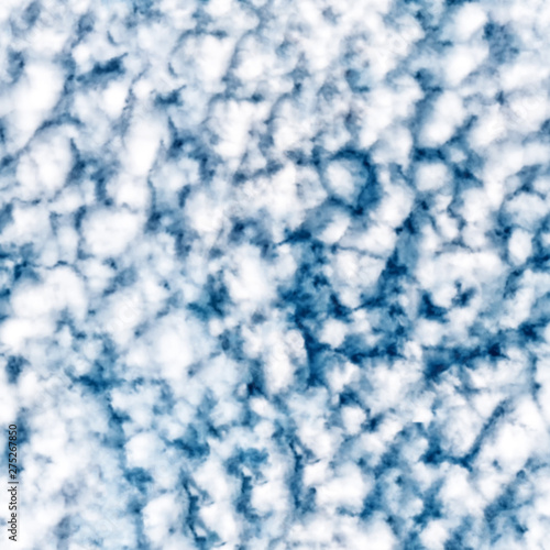 sky clouds seamless pattern top down from above view white cloud and blue sky texture plain reference for design square template