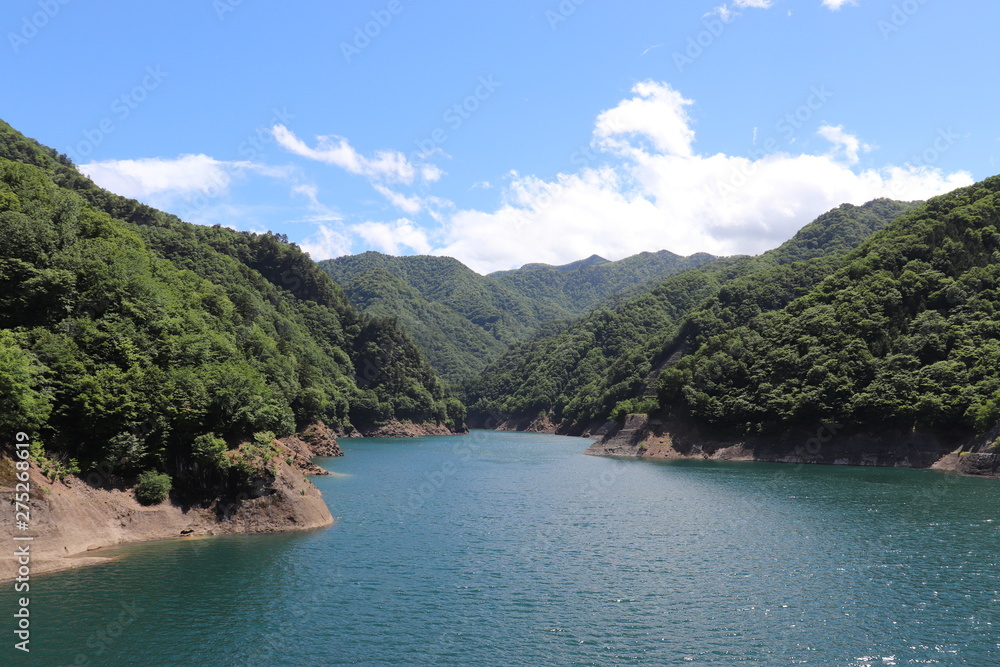 奥神流湖　群馬県上野村,okukanna lake,ueno village,gunma,japan