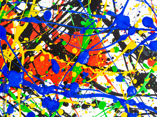 Fotografie Abstract expressionism art creative background
