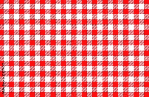 tablecloth on red background