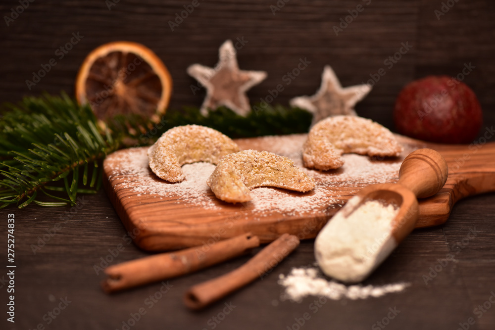 Weihnachtsplätzchen Vanillekipferl Weihnachtsplätzchen Vanillekipferl