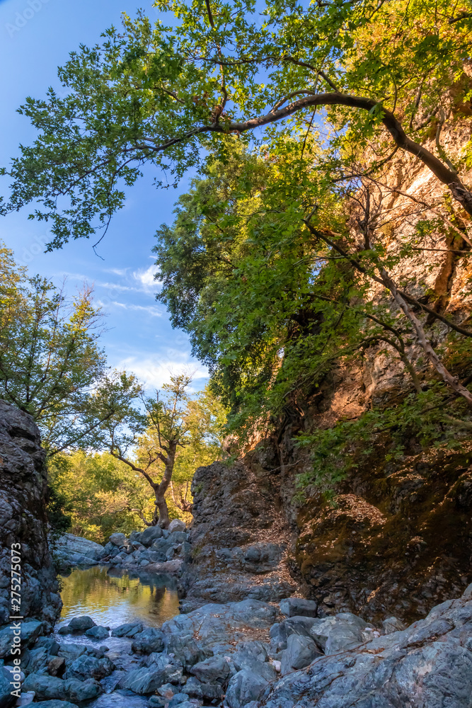 River Fonias in Samothraki, Greece River Fonias in Samothraki, Greece