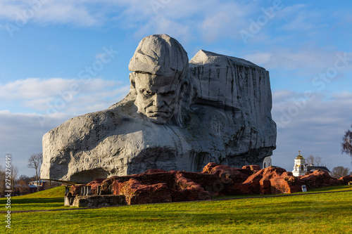 Konstfotografi Monument Courage in Brest Fortress, Belarus