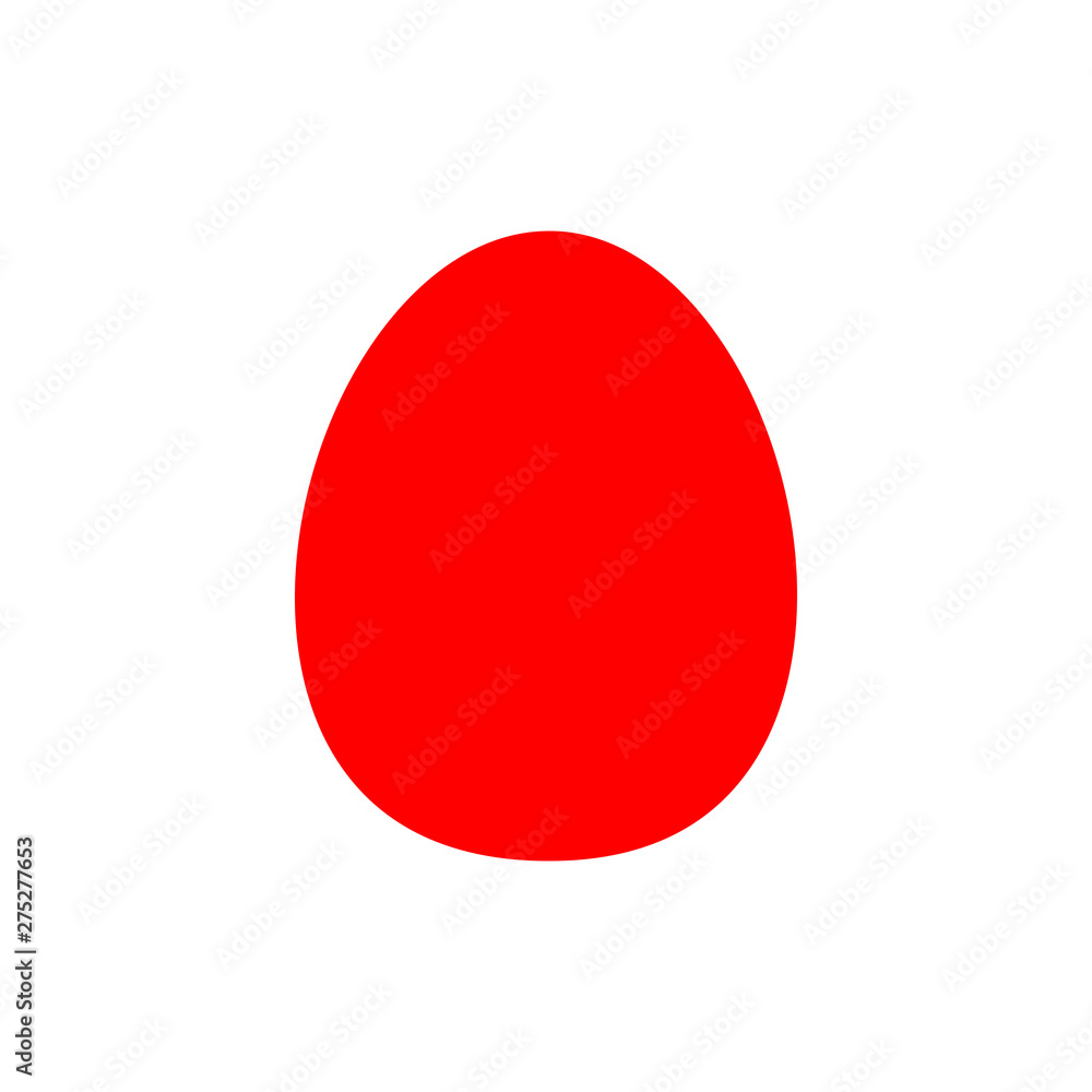 Flat minimal egg icon. Simple vector egg icon. Isolated egg icon for various projects. Flat minimal egg icon. Simple vector egg icon. Isolated egg icon for various projects.