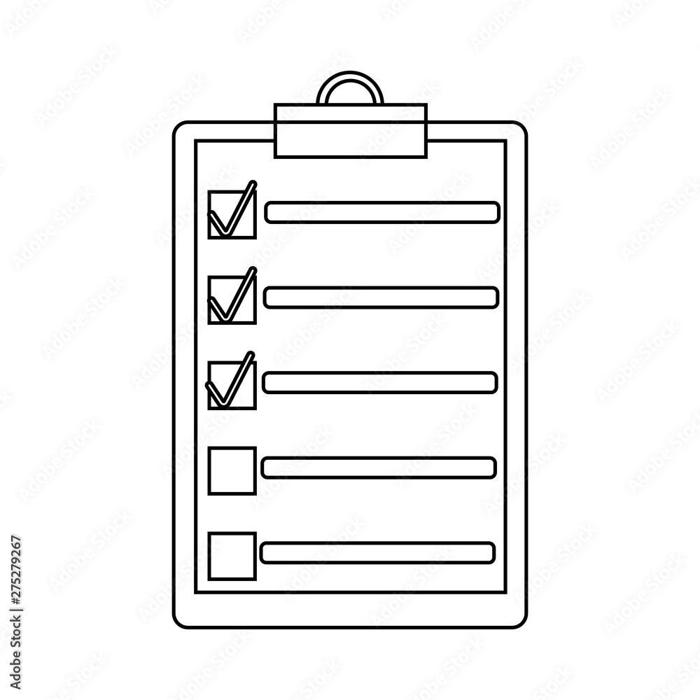 Outlint to do list or planning icon. Outlint to do list or planning icon.