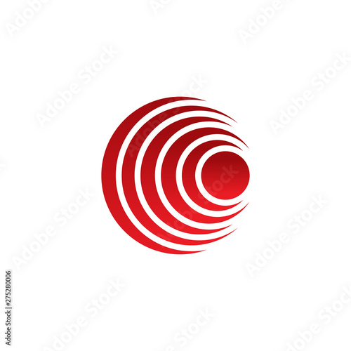 Business finance logo design vector template