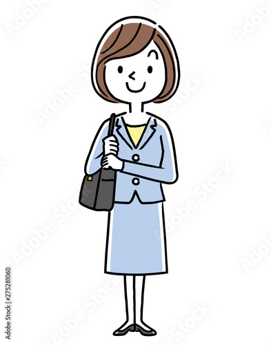 女性サラリーマン、新入社員、社会人