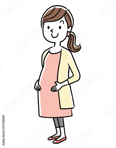妊娠中の女性