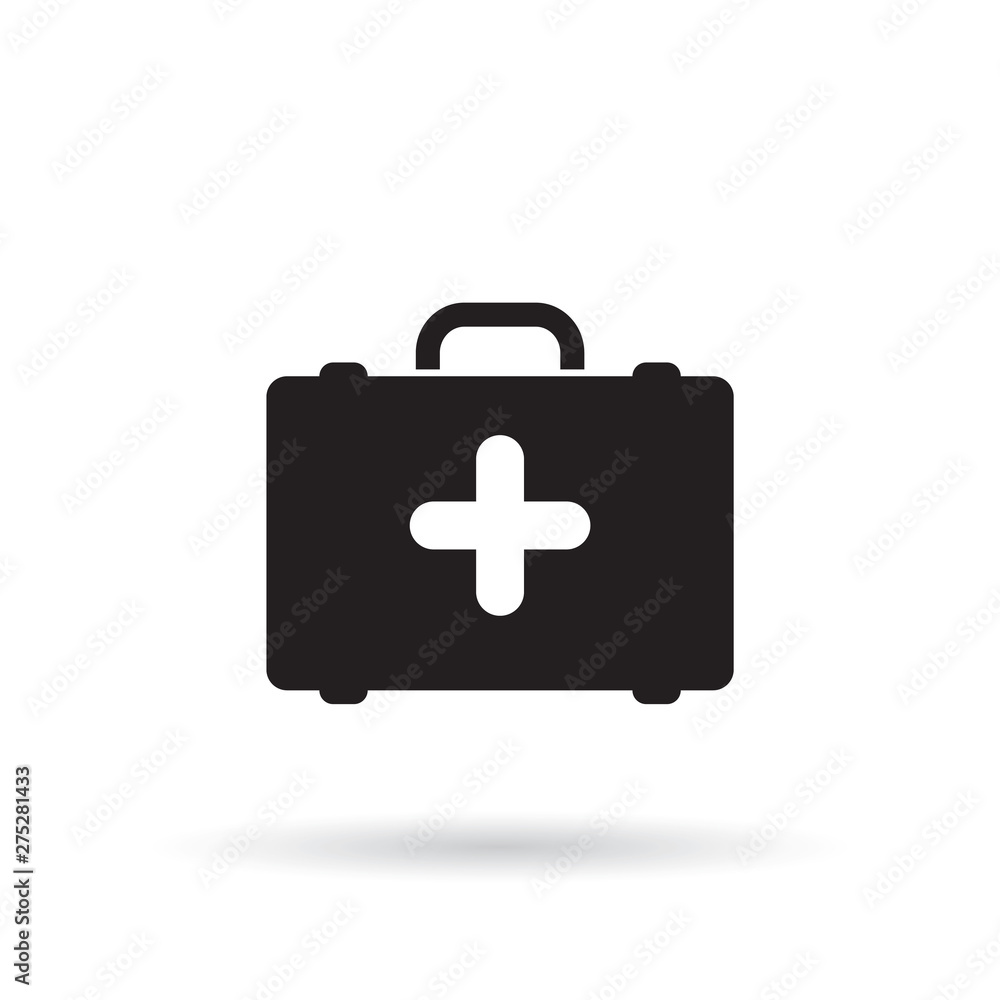 first aid kit case icon- vector illustration first aid kit case icon- vector illustration