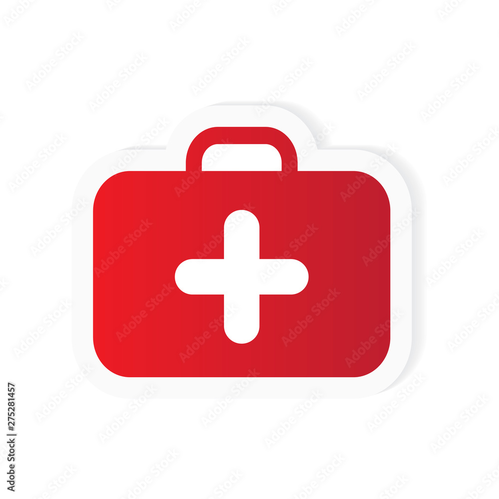 first aid kit case icon- vector illustration first aid kit case icon- vector illustration