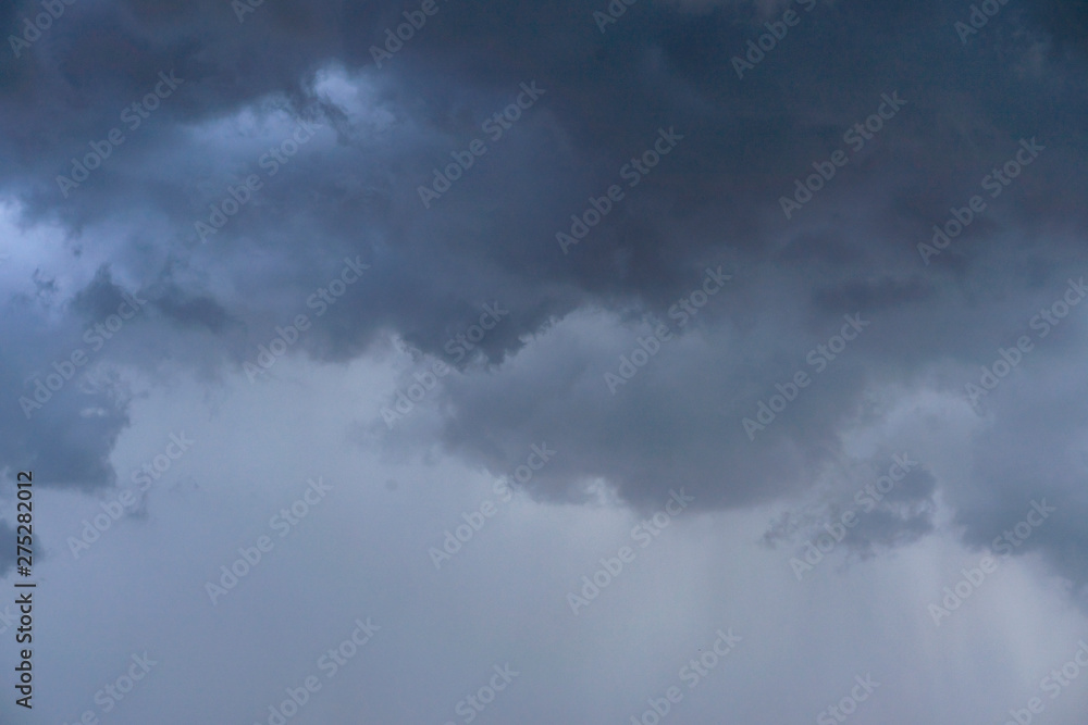 dark  cloud of  sky in rainy season