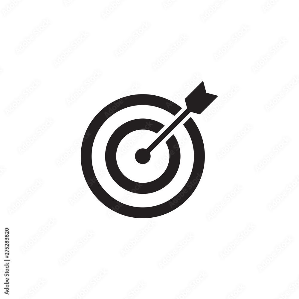 Target icon logo design vector template Target icon logo design vector template