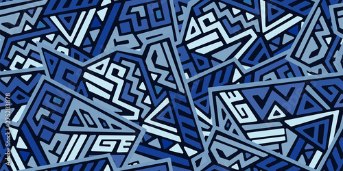 Creative Geometric Vector Seamless Pattern