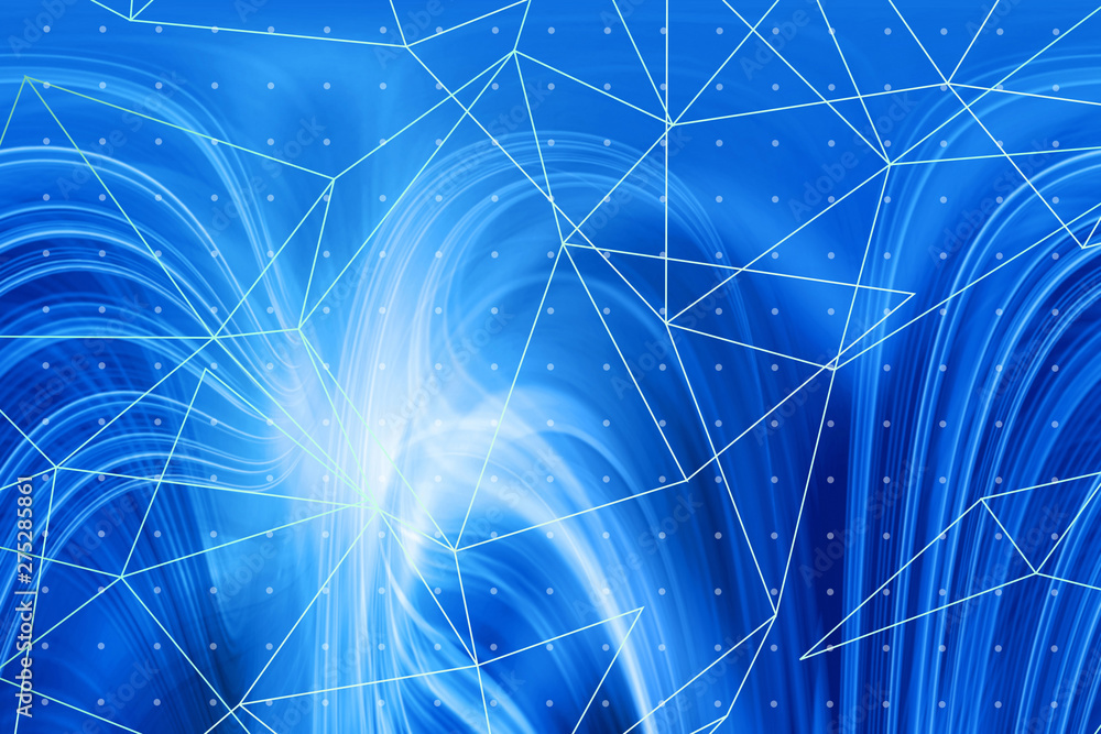 Fototapeta premium abstract, blue, wave, design, illustration, christmas, winter, wallpaper, art, snow, pattern, backdrop, decoration, water, curve, vector, light, waves, graphic, snowflake, color, backgrounds, holiday