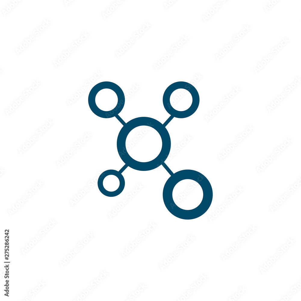 Molecule logo icon design vector template Molecule logo icon design vector template