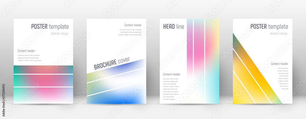 Flyer layout. Geometric fetching template for Broc Flyer layout. Geometric fetching template for Broc