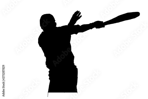 野球選手・打者・シルエット