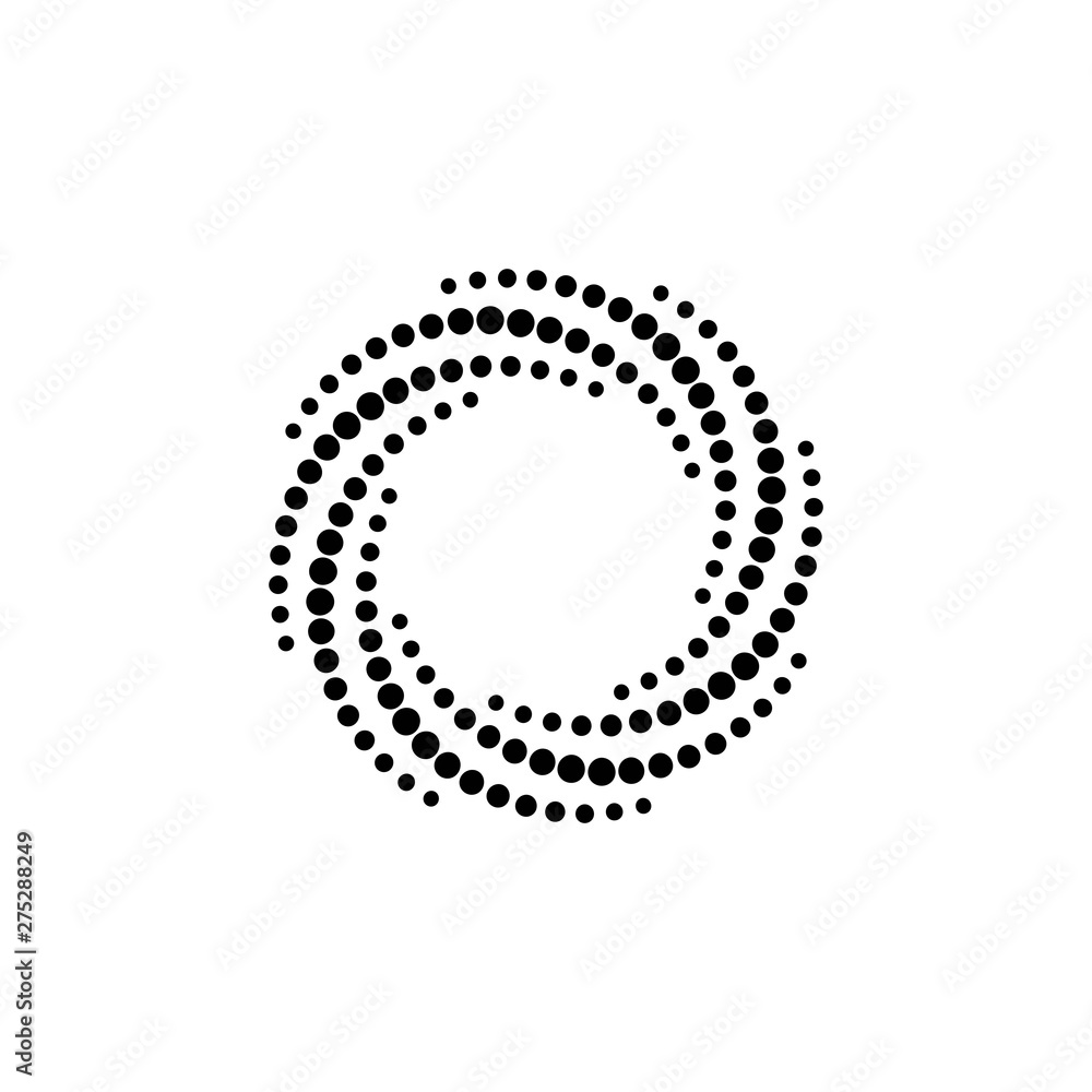circle logo template vector design