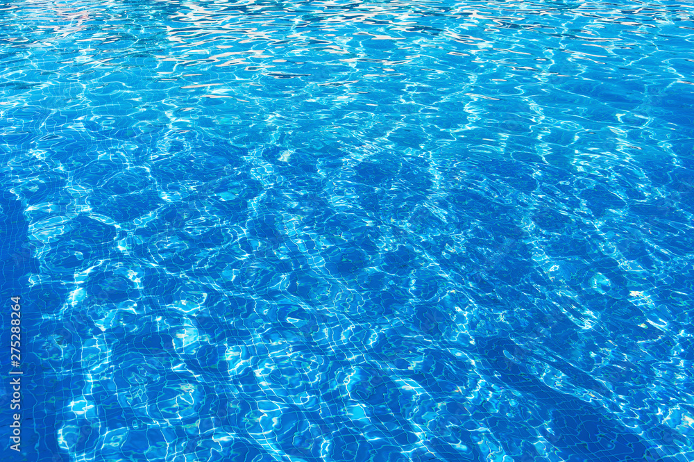 Surface of Blue Swimming pool