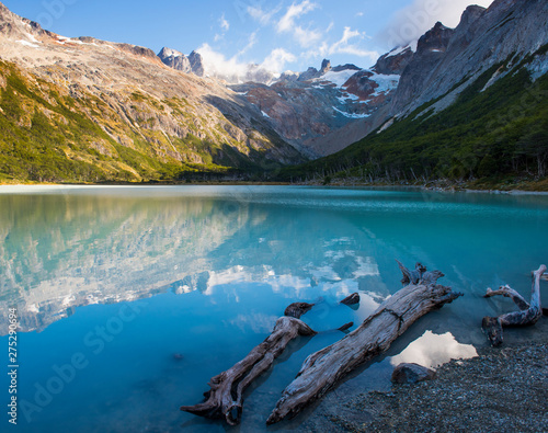  Laguna Esmeralda lake in Tierra del Fuego