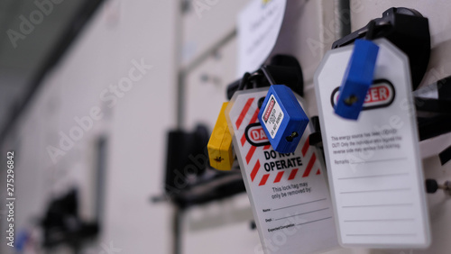 Lock out & Tag out, Lock out station, machine - specific Lock out devices , Lock out for electrical maintenance