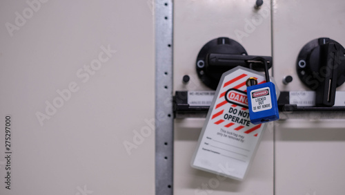 Lock out & Tag out, Lock out station, machine - specific Lock out devices , Lock out for electrical maintenance