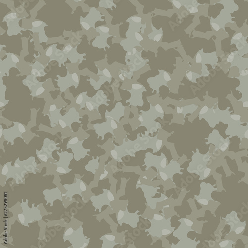 Swamp camouflage of various shades of green and grey colors