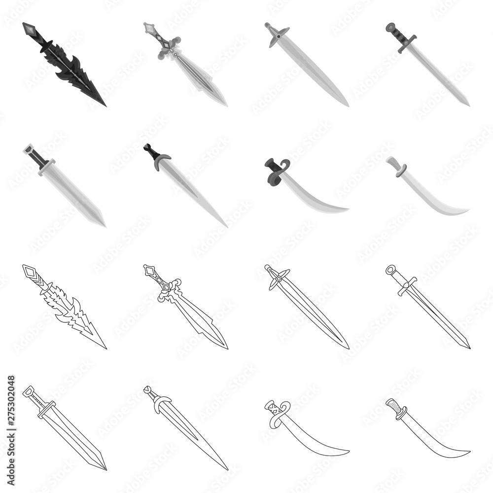 Vector design of game and armor logo. Set of game and blade vector icon for stock. Vector design of game and armor logo. Set of game and blade vector icon for stock.