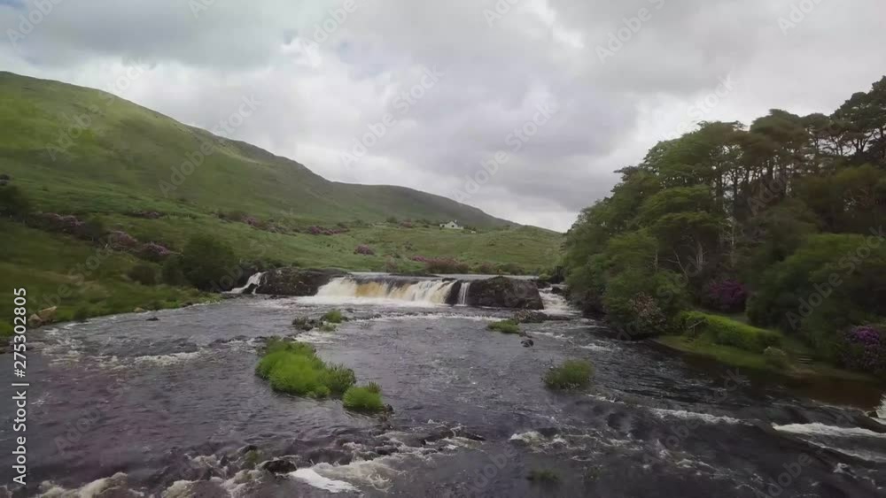 Aasleagh Falls at the border of Connemara and Mayo