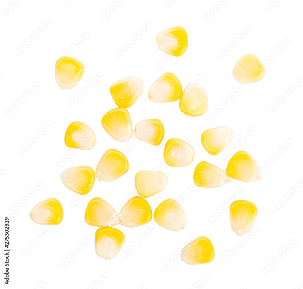 Fresh corn isolated on white background Fresh corn isolated on white background