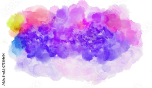 thistle, lavender and blue violet watercolor graphic background illustration. painting can be used as graphic element or texture