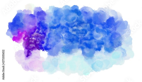 lavender blue, royal blue and corn flower blue watercolor graphic background illustration