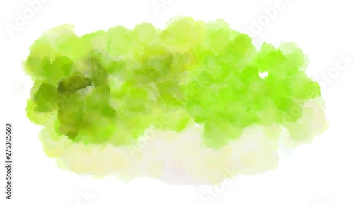 green yellow, light golden rod yellow and khaki watercolor graphic background illustration. painting can be used as graphic element or texture