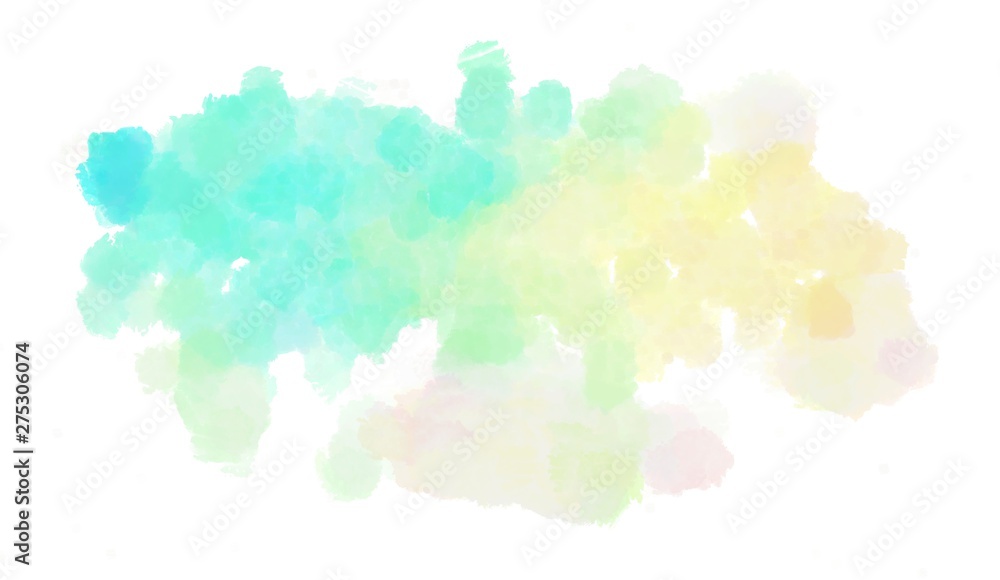 watercolor background. painting with beige, aqua marine and pale turquoise colors