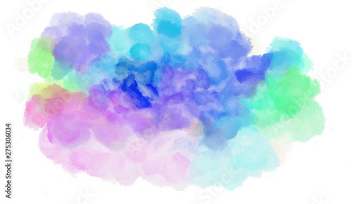 watercolor light gray, lavender and sky blue color graphic background illustration painting