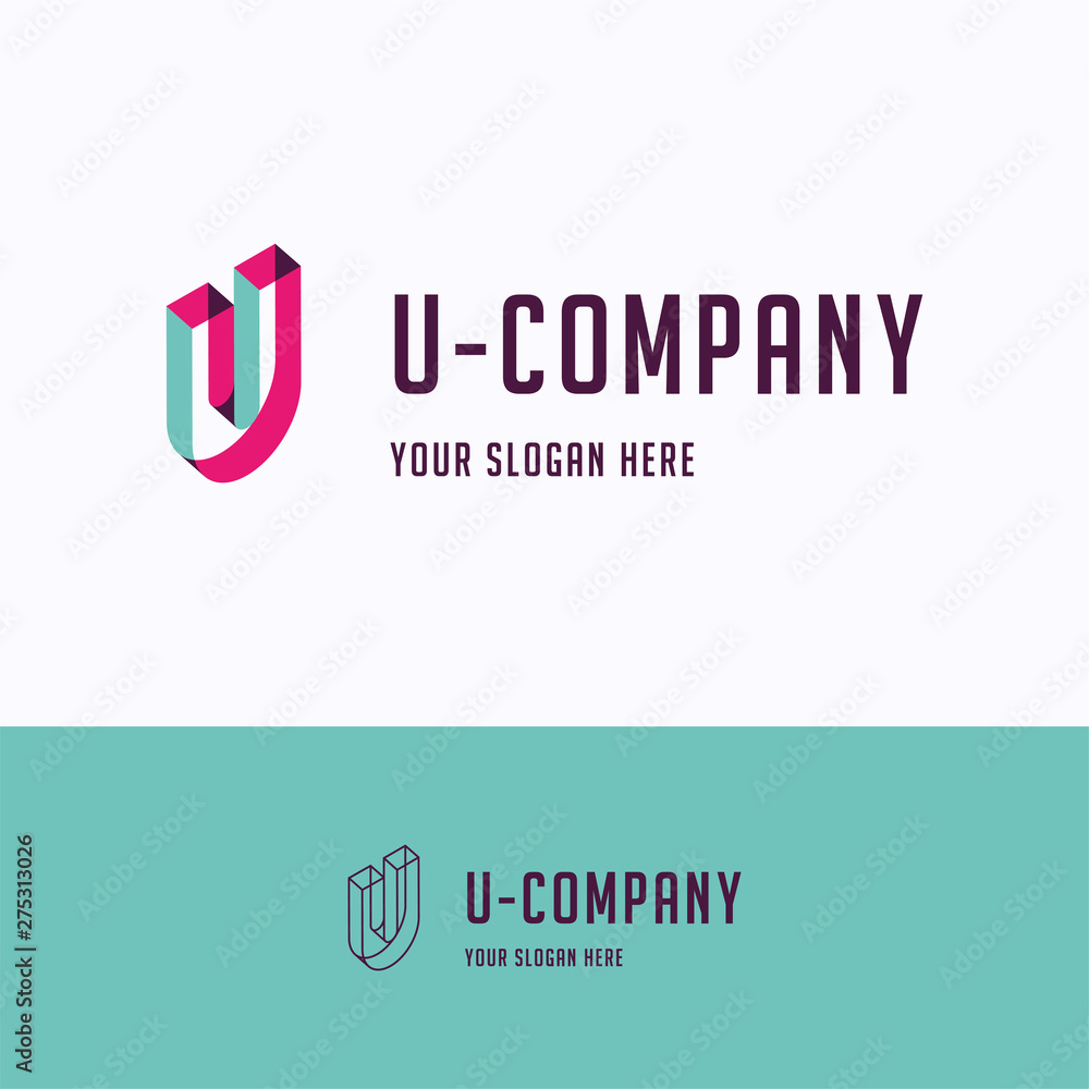 Fototapeta premium U company logo