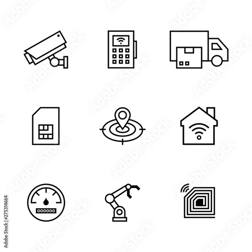 Icon Set M2M Internet of Things