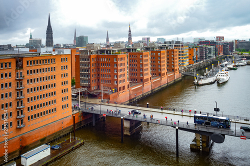 Hamburh, an austere and industrious city of the nord Europe