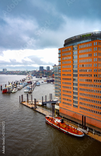 Hamburh, an austere and industrious city of the nord Europe
