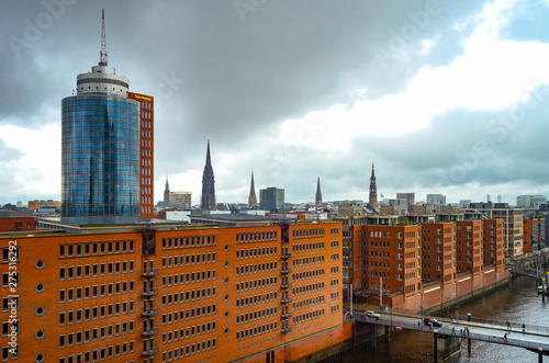 Hamburh, an austere and industrious city of the nord Europe