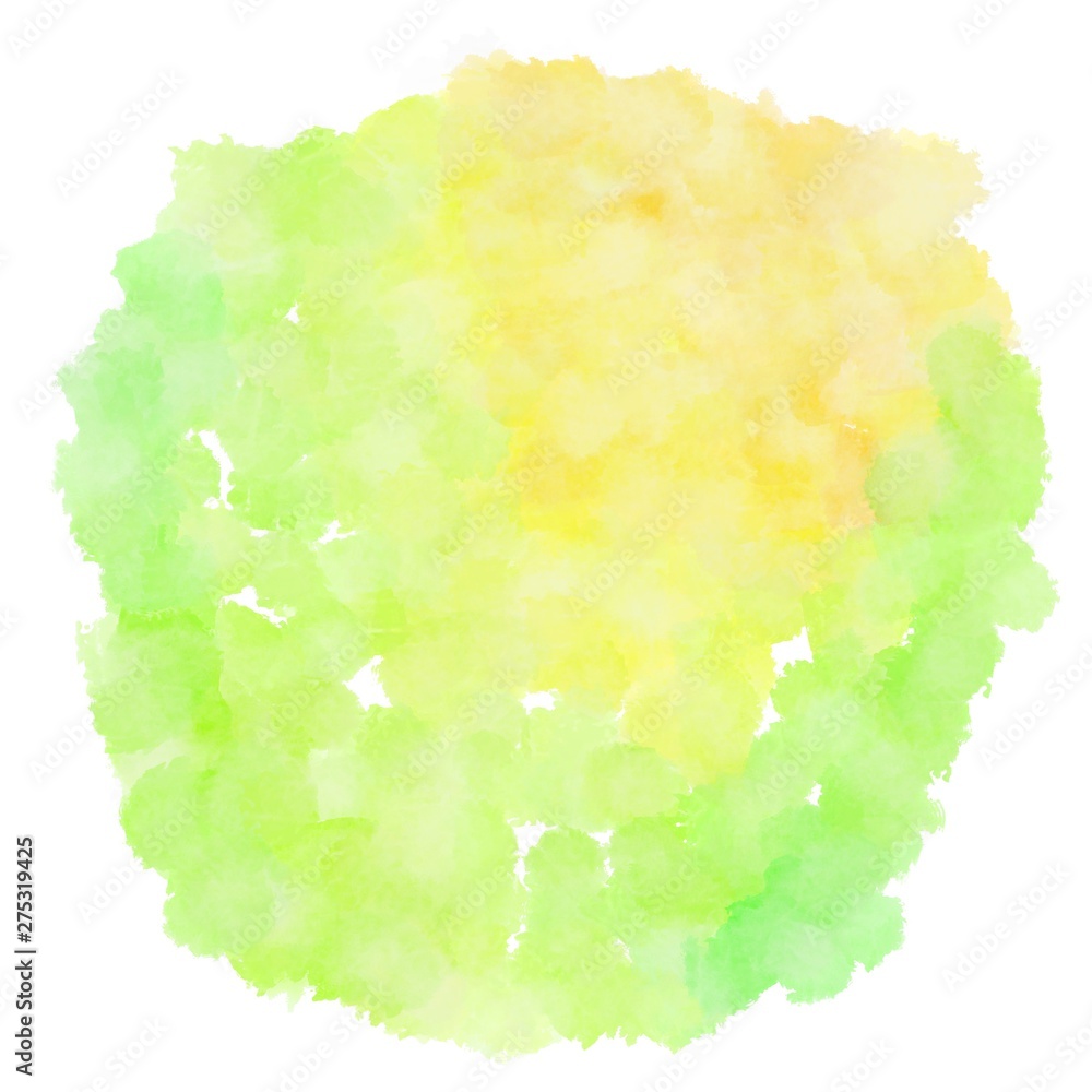 Obraz premium circular painting with khaki, pale golden rod and old lace watercolor graphic background illustration