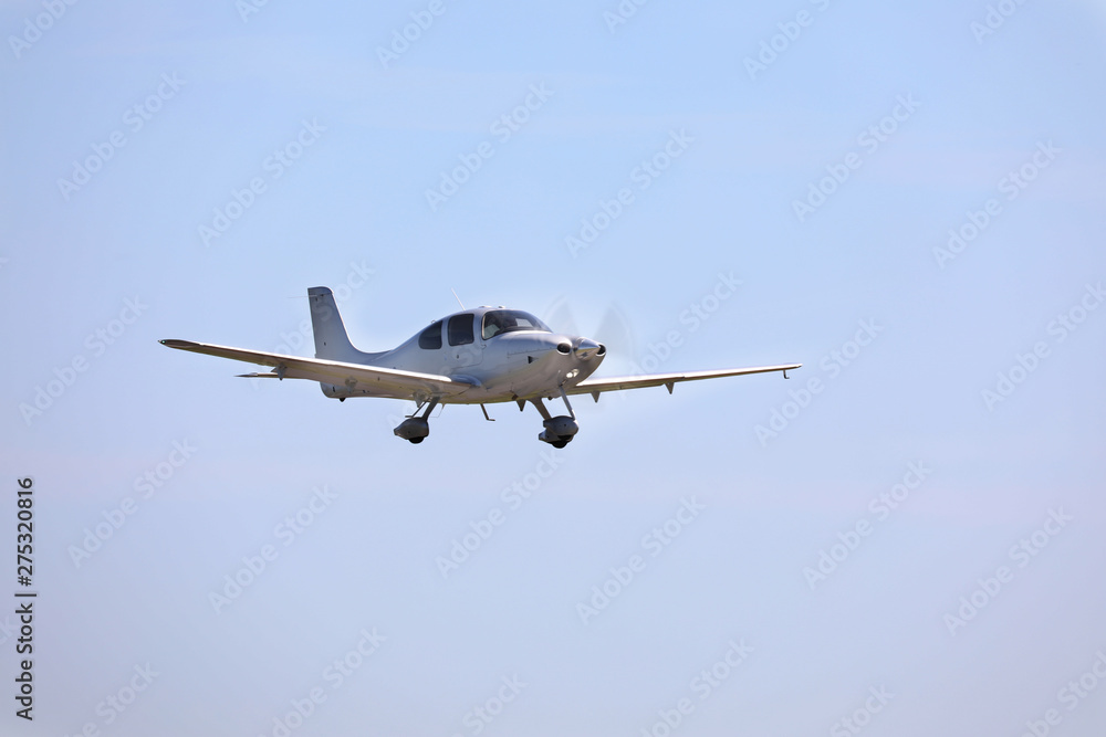 Fototapeta premium Airplane at a small airport