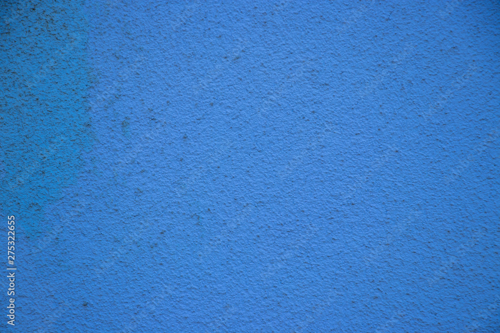 Blue painted wall concrete stucco surface texture