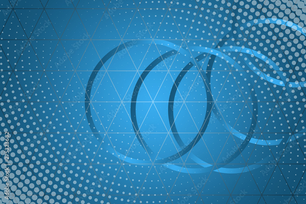 Naklejka premium abstract, technology, blue, concept, fractal, light, space, design, wave, science, pattern, wallpaper, business, grid, backdrop, black, texture, motion, illustration, line, template, composition