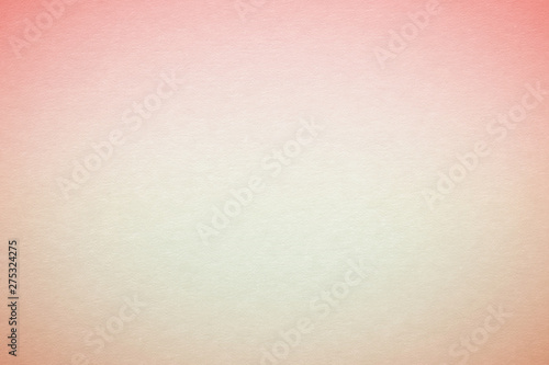 Vintage paper background. Coral and beige gradient paper texture.